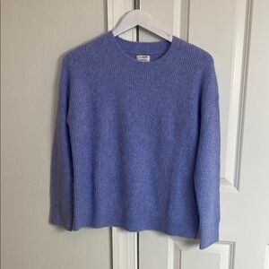 J. Crew Women's Blue Crew Neck Sweater